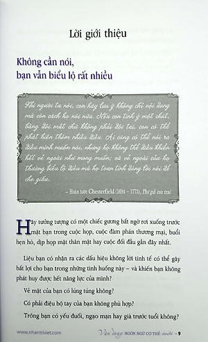 Sách Vận Dụng Ngôn Ngữ Cơ Thể Mới