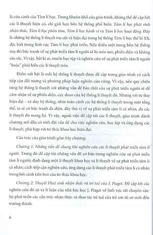 Giáo Trình Các Lí Thuyết Phát Triển Tâm Lí Người (Tái bản)