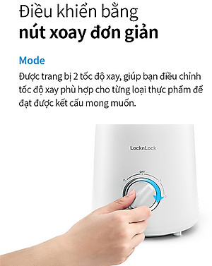 Máy xay sinh tố Locknlock Multi Blender EJM416WHT (800W) - Hàng chính hãng