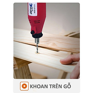 Máy mài khoan, mài khuôn SKY GT211| Khoan - cắt - mài đa năng - máy làm lũa - điêu khắc | Công suất 360W - Đầu mũi 3 ly, điều chỉnh tốc độ 6 cấp | Bộ phụ kiện 100 chi tiết | Bảo hành 3 tháng