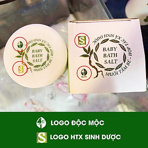 Muối Tắm Bé Độc Mộc 400G - Muối Tắm Bé Sinh Dược  Làm Giảm Rôm Sẩy,  Hăm Tả, Cứt Trâu, Mẩn Ngứa, Mồ Hôi Trộm Cho Bé An Toàn Cho Cả Trẻ Sơ Sinh