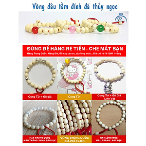 Vòng dâu tằm đính thủy ngọc - Đỏ Ruby