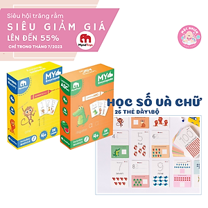 Đồ Chơi Giáo Dục Myndtoys - Thẻ Học Chữ Cái và Số Đếm (My Encyclopedia) Dành Cho Các Bé Trên 4 Tuổi