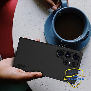 Ốp lưng cho Samsung S24 Ultra, Samsung S24 Plus, Samsung S24 hiệu NILLKIN Super Frosted Shield lưng sần viền mềm, bảo vệ camera, chống sốc, chống trơn, chống vân tay cao cấp - Hàng chính hãng.
