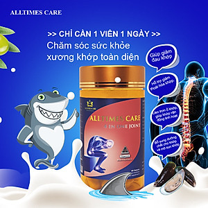 Thực phẩm bảo vệ sức khỏe hỗ trợ giảm đau khớp ALLTIMES CARE 4 IN ONE JOINT - Hộp 60 viên