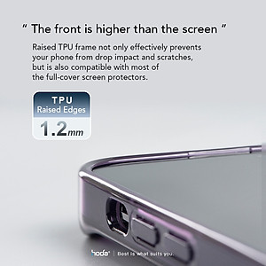 Ốp lưng dành cho iPhone 14 Pro/14 Pro Max/13/13 Pro/13 Pro Max HODA Crystal Pro Glass - Hàng Nhập Khẩu