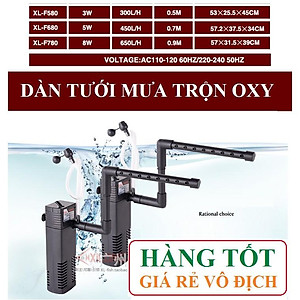 Bơm chìm hồ cá 2w, 5w, 8w có LED, dàn tưới mưa ...