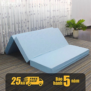 Nệm Bông Ép Gấp 3 Edena Cao Cấp-Độ cứng cao -Bảo hành 5 năm