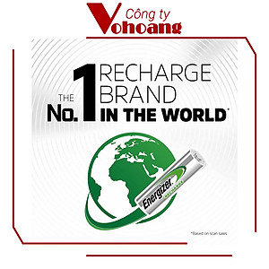 Pin Sạc AA 2000mAh NH15 Power Plus RP2 Energizer NH15 RP2 (Mẫu mới)