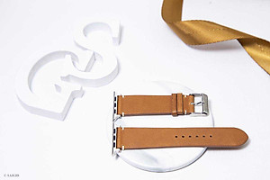 Dây Đeo Apple Watch 49mm 45mm 44mm 42mm, Chất Liệu Da Bò Cao Cấp, Phong Cách Vintage Hoài Cổ, Tương Thích Các Phiên Bản Series Ultra2/Ultra/SE2/SE/10/9/8/7/6/5/4/3/2/1