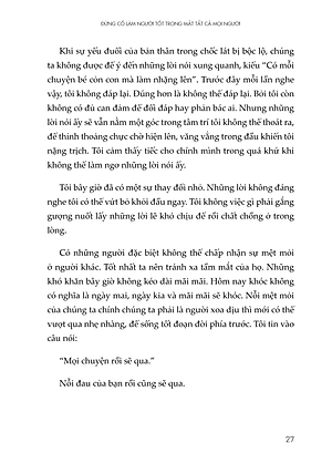 Đừng Cố Làm Người Tốt Trong Mắt Tất Cả Mọi Người