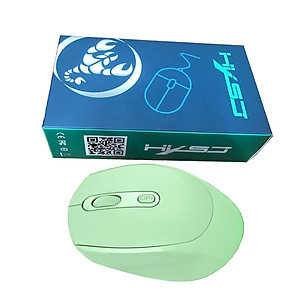 Chuột không dây HXSJ M107 wireless 2.4Ghz  sạc pin, chồng ồn, DIP1600 chuyên dùng cho máy tính, laptop, tivi - Hàng chính hãng