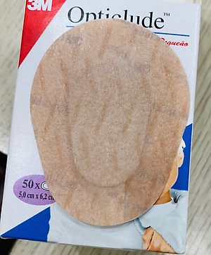 Miếng băng dán mắt 3M Nexcare 1537 (dùng cho trẻ nhỏ hơn 4 tuổi), 50 miếng/hộp ( mẫu mới)