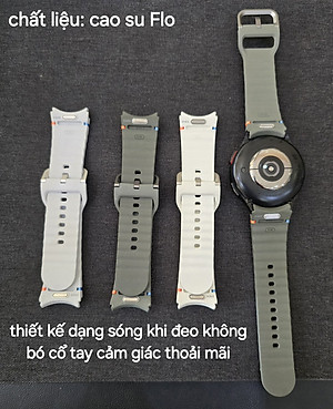 Dây đeo thể thao dành cho samsung galaxy watch4/5/6 bản sợi chỉ-Hàng Chính hãng