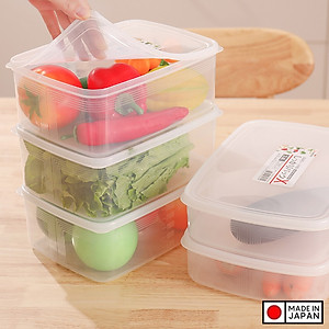 Bộ 3 hộp đựng thực phẩm 3L cỡ lớn nắp kín dùng cho quán ăn, nhà hàng Nội địa Nhật Bản
