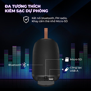 Loa Bluetooth di động Energizer Kiêm Sạc Dự Phòng BTS 061 - Hàng Chính Hãng