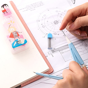 Compa Deli, Hồng/Xanh - 1 Hộp - E8622