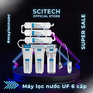 Máy lọc nước UF 6 cấp lọc by Scitech (Không dùng điện, không nước thải) - Hàng chính hãng