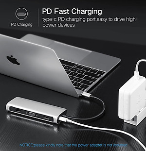 Hub USB C Multi HDMI 4K, Enthernet, USB 3.0, PD, TF, SD Ugreen CM179 40873 - Hàng Chính Hãng
