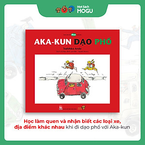 Truyện Ehon bé 3-4-5 tuổi - Aka-kun dạo phố