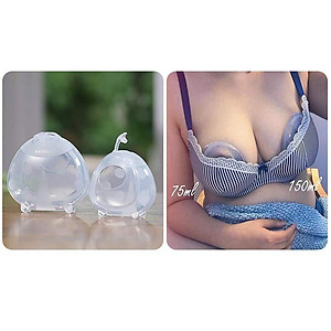 Miếng lót hứng sữa con bọ rùa HaaKaa. Dung tích 40ml và 75ml. Chất liệu silicone cao cấp, an toàn. Không chứa BPA, PVC và phthalate