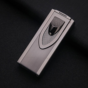 Vỏ Hột Quẹt Bật Lửa khò 2 tia Cực mạnh Lubinski SK-14 kiêm đục, hiển thị mức nhiên liệu đẹp độc lạ - dùng gas cao cấp