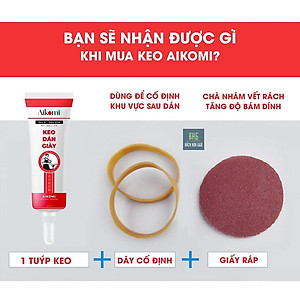 Keo dán giày Nhật Bản trong suốt siêu dính Akomi 60ml