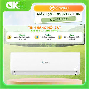 Máy lạnh Casper 2.0hp inverter GC-18IS33 - Hàng chính hãng( Chỉ giao HCM)