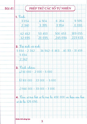 Vở Ô Li Bài Tập Toán Lớp 4 - Quyển 2 (Biên Soạn Theo Chương Trình SGK Chân Trời Sáng Tạo) _HA