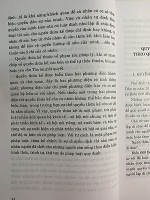 Pháp luật Thừa kế ở Việt Nam - Nhận thức và Áp dụng