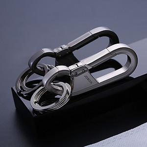 Móc khóa xe máy ô tô xe hơi Jobon có chốt móc đĩa quần, nước sơn cao cấp, thép inox không gỉ JB-193