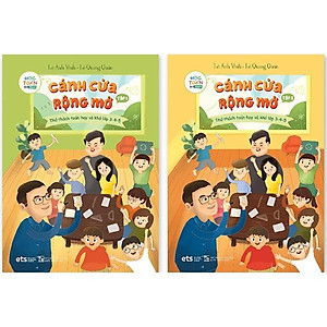 Bộ Sách Cánh Cửa Rộng Mở - Thử Thách Toán Hay Và Khó Lớp 3-4-5 (Bộ 2 Cuốn)