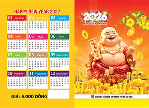 Bộ Combo 10 Lịch Túi Năm 2026 - Bính Ngọ