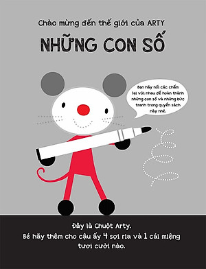 Arty Mouse - Những Con Số (Sách Viết Và Xóa Được)(Học Tập Đầu Đời Thông Qua Mỹ Thuật)