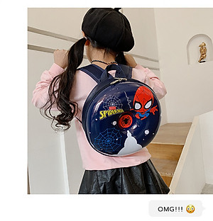 Balo đi học hình siêu nhân 3D cho bé- Cặp siêu nhân nhện cao cấp cho bé- Balo in hình siêu nhân mẫu mới