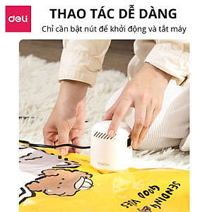 Bơm Điện - Bơm Tay Hút Chân Không Quần Áo Chăn Ga Gối Đệm Thú Bông Mành Rèm Deli - Phù Hợp Với Túi Hút Chân Không Đựng Quần Áo