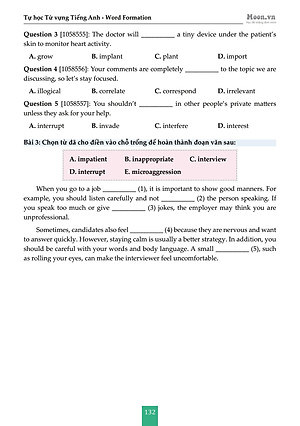 Sách - Tự Học Từ Vựng Tiếng Anh - Word Formation