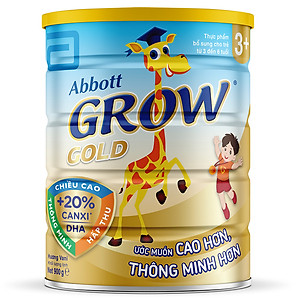 Sữa Bột Abbott Grow Gold 3+ cho trẻ từ 3 - 6 tuổi (900g)