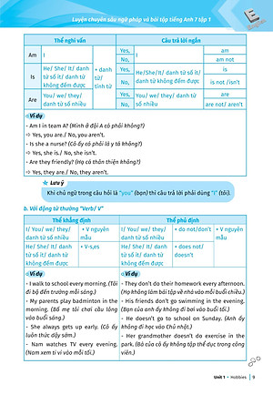 Luyện Chuyên Sâu Ngữ Pháp Và Bài Tập Tiếng Anh Lớp 7 - Tập 1 (Theo Chương Trình Giáo Dục Phổ Thông Mới)