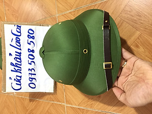 Mũ cối tàu lòng vàng cốt phíp không ngấm nước vải gabadin tô châu 