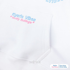 Áo nỉ hoodie cho bé gái Bigfox Miss Meow có mũ mặc nhà mùa thu đông size đại trẻ em 7-15 tuổi 50kg