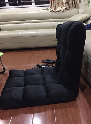 Ghế Tatami Ngồi Bệt, Tựa Lưng 5 Cấp Độ - Đen