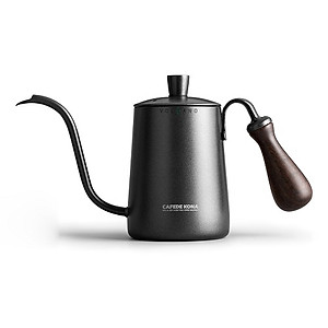 Ấm bình rót nước nóng pha cà phê bằng inox, cán gỗ CAFE DE KONA