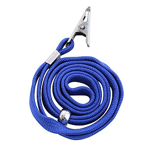 Lốc 10 Bộ Bảng Tên Dây Kẹp Sắt Xanh Dương - Uyên Loan