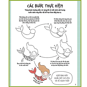 Sách Vẽ Theo Phong Cách Kawaii Với 5 Bước Đơn Giản- Thế Giới Muôn Màu