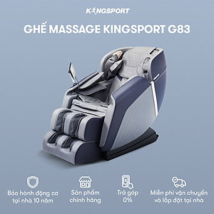 Ghế massage KINGSPORT G83 hệ thống con lăn hiện đại, con lăn lòng bàn chân 3 cấp độ, nhiệt hồng ngoại kép