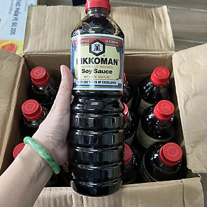 Nước Tương Kikkoman 1 Lít - Hương Vị Truyền Thống (Nhập Khẩu Chính Ngạch, Xuất Xứ Singapore)