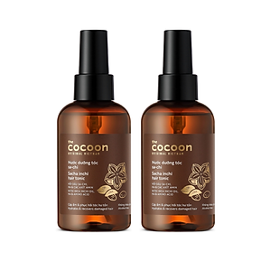 Combo 2 nước dưỡng tóc Sa-chi Cocoon giúp cấp ẩm và phục hồi hư tổn 140ml/chai