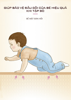 Nệm (thảm) chơi Nhà của Mẹ gấp gọn 2 mặt cho bé kích thước 180x200x1cm - họa tiết hình thú dễ thương giao ngẫu nhiên