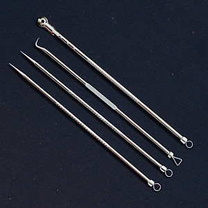 BỘ DỤNG CỤ NẶN MỤN 4 CÂY CÓ HỘP ĐỰNG - Hàng chính hãng